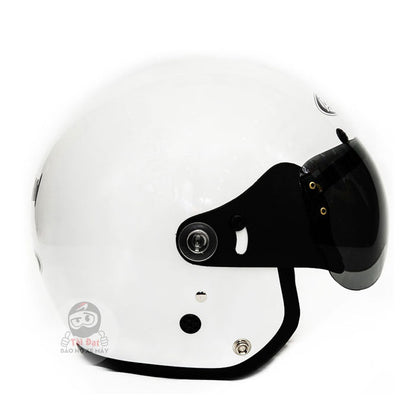 Mũ Avex Topgun Trắng bóng