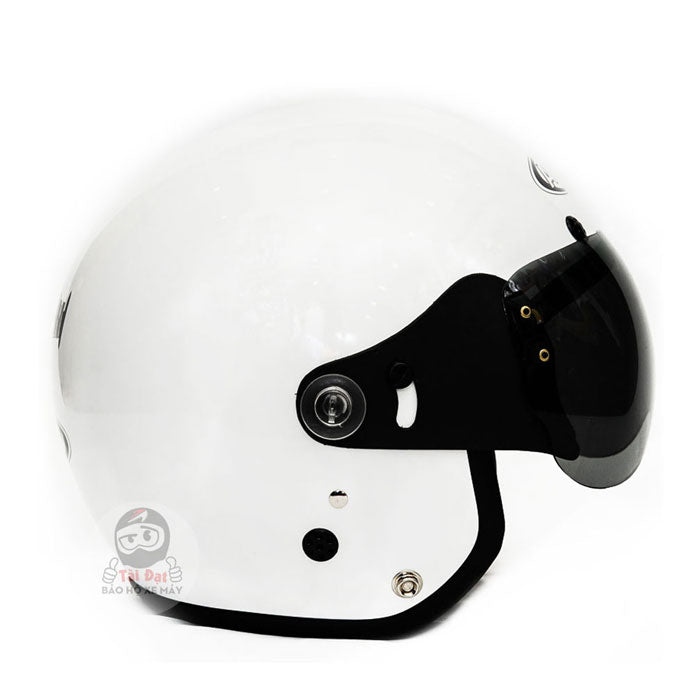 Mũ Avex Topgun Trắng bóng