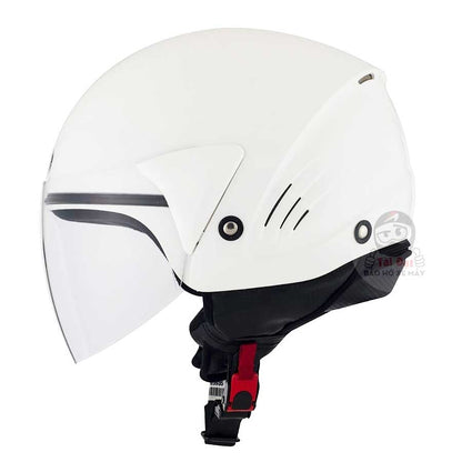 KYT Cougar Gloss White