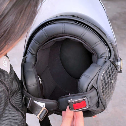 LS2 Cabrio Carbon Of597 Glossy Helmet