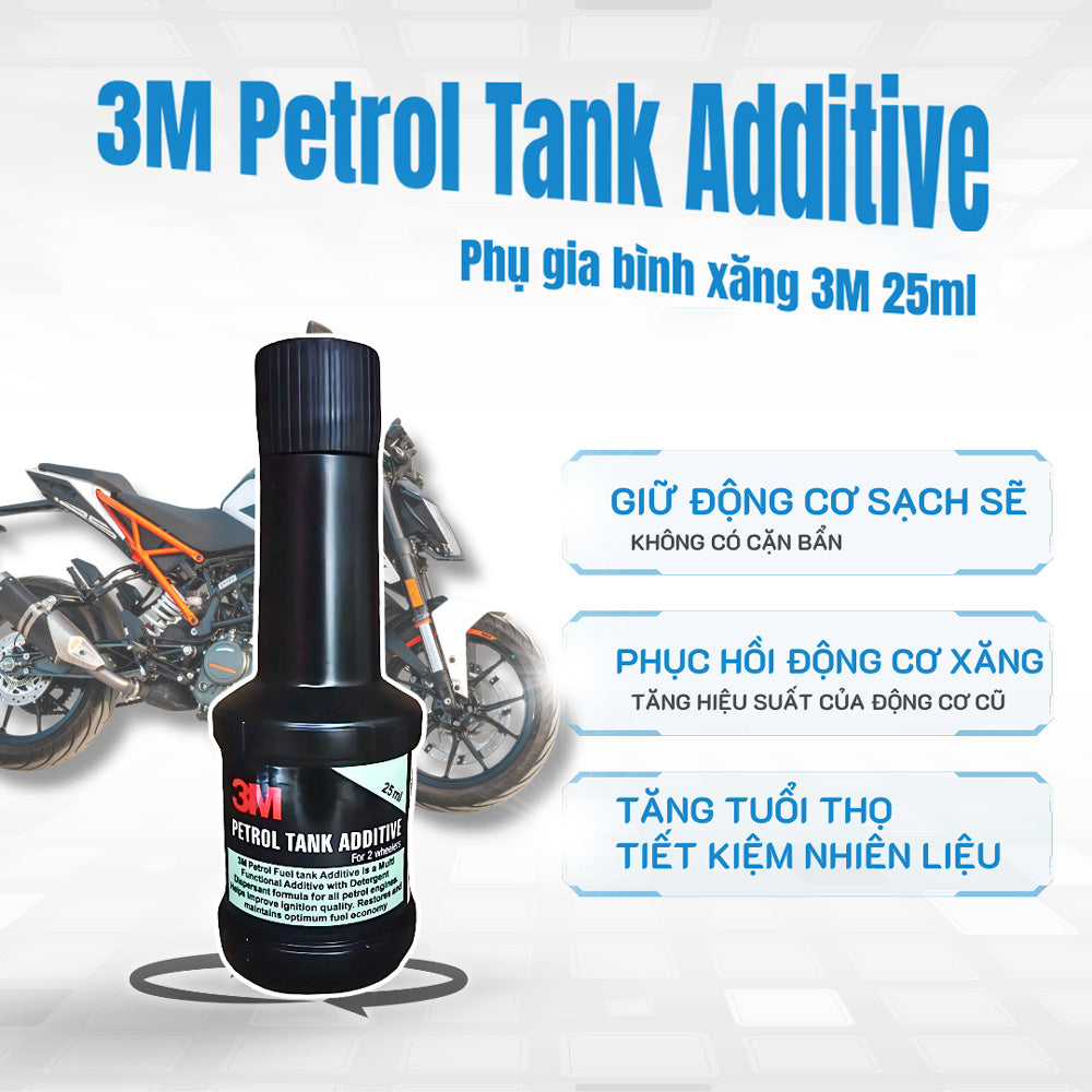 3M Petrol Tank Additive - Phụ Gia Xăng Xe Máy
