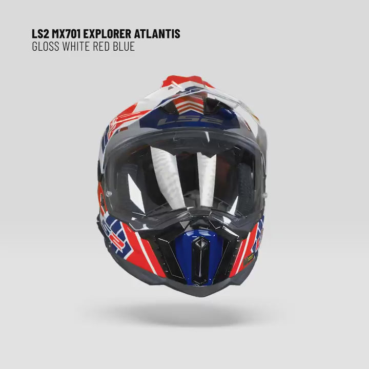 LS2 MX701 Explorer HPFC tem Atlantic Đỏ Xanh