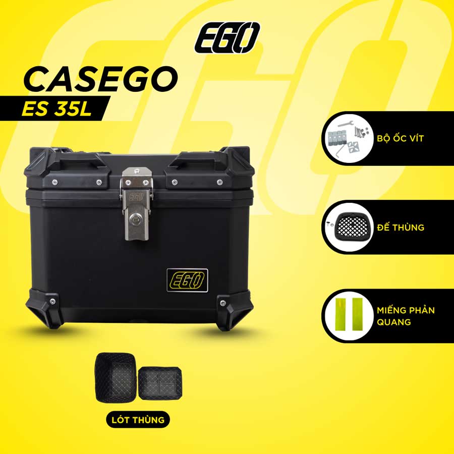 Thùng xe máy CaseGO ES-35 35 lít