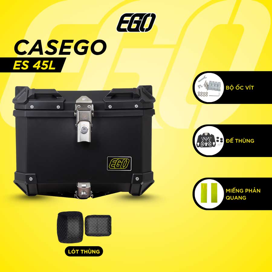 Thùng xe máy CaseGO ES-45Q 45 lít