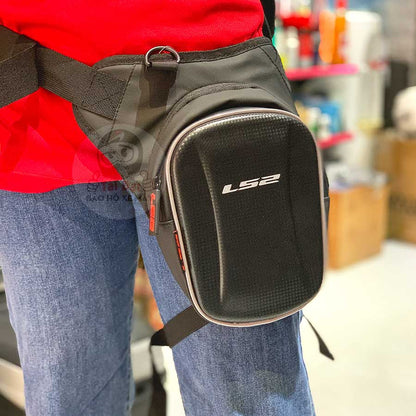 Túi đeo đùi Ls2 Carbon Grain Black 4,5L