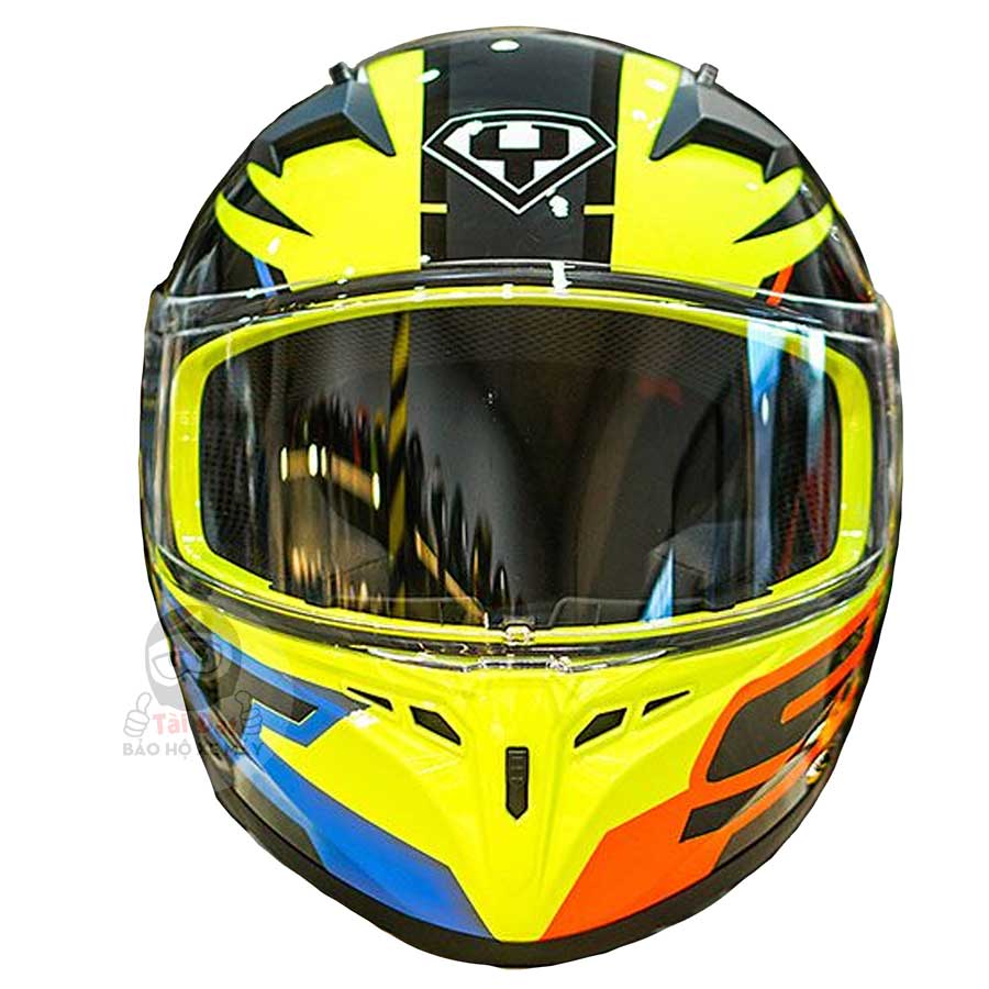 Mũ Fullface Yohe 978 SRT Xanh Cam