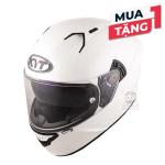 Mũ KYT NF-R Trắng bóng - Nón bảo hiểm Fullface có 2 kính chính hãng