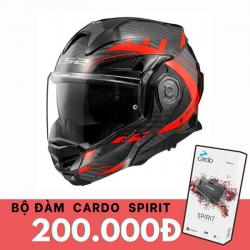 LS2 Advant X Carbon Future Red FF901 Helmet