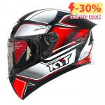 KYT TT-Course Tourist Red Fluo Helmet