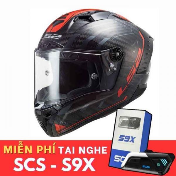 LS2 FF805 Thunder Sputnik Metal Red Helmet