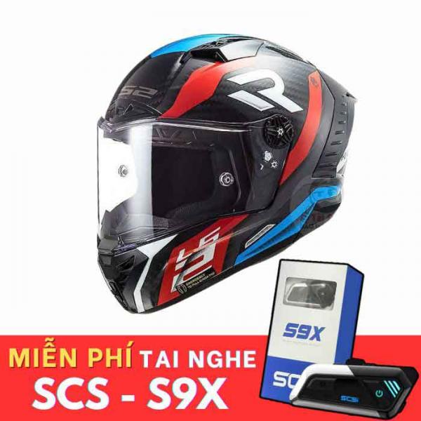 LS2 FF805 Thunder Supra Red Blue Helmet