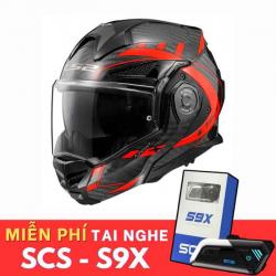 LS2 Advant X Carbon Future Red FF901 Helmet