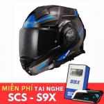 Mũ LS2 Advant X Spectrum Xanh dương FF901 - Mũ lật hàm LS2 đi phượt touring moto