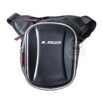 Túi đeo đùi Ls2 Carbon Grain Black 4,5L - Phụ kiện túi Ls2 đi moto xe máy