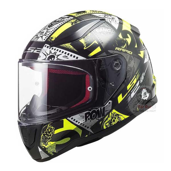 LS2 Rapid Mini FF353 helmet for Kid Junior - Fullface LS2 FF353