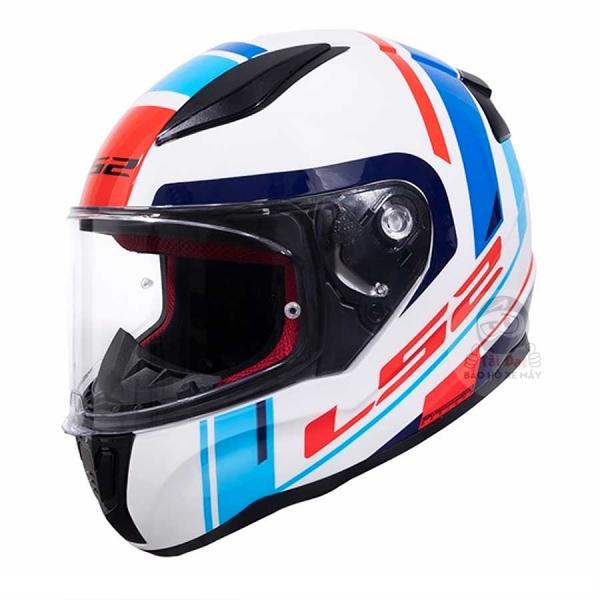 LS2 FF353 Rapid Chos White Blue Helmet - Fullface LS2 FF353