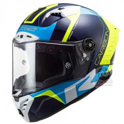 LS2 FF805 Thunder Racing 1 Blue Yellow Helmet