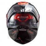 LS2 FF805 Thunder Sputnik Metal Red Helmet