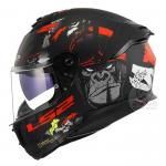 LS2 Stream II Angry Monkey Helmet - FF808 Dual Visor Helmet