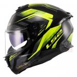 LS2 FF808 Stream II Fury Green Helmet - FF808 Dual Visor Helmet