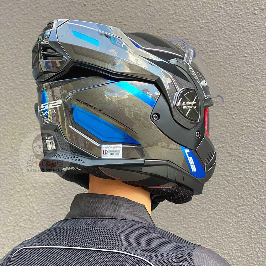 LS2 Advant X FF901 Spectrum Blue Helmet