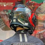 LS2 Advant X Carbon Future Red FF901 Helmet