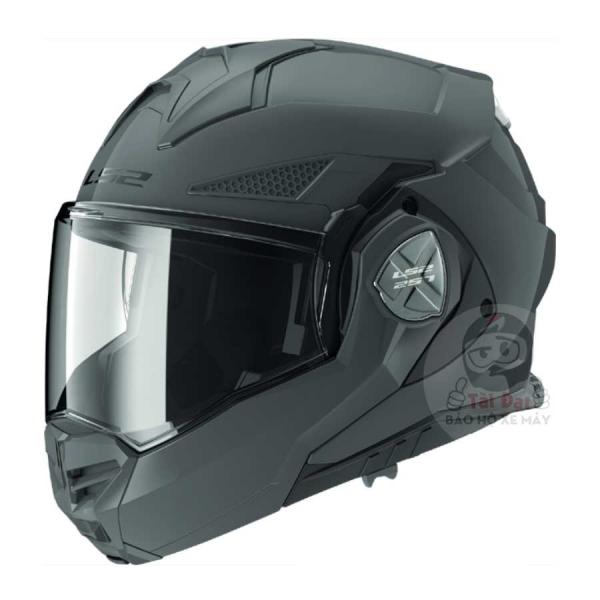 Mũ LS2 Advant X Xám Nardo - Mũ lật hàm LS2 FF901 đi phượt touring moto