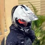 LS2 Pioneer Strike Black White MX436 Helmet