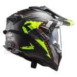 Mũ LS2 MX701 Carbon Extend Xanh Neon - Nón cào cào LS2 Carbon