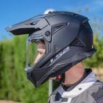 LS2 MX702 Pioneer II Matt Black Helmet