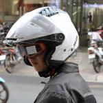 LS2 OF600 Copter White Gloss Helmet - LS2 Copter Urbane Helmet