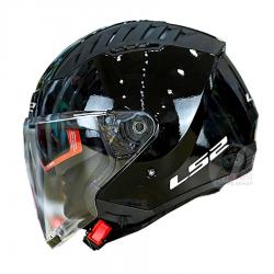 LS2 OF600 Copter Gloss Black Helmet