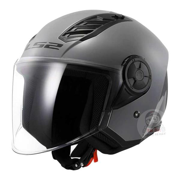 LS2 OF616 Airflow II Nardo Grey Helmet - Openface Helmet
