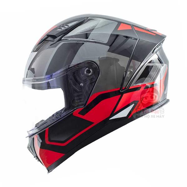 Nón fullface Yohe 985 hoa văn - Nón bảo hiểm form racing mới 2024