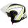 EGO E-41 AS12 White Green Helmet