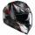 HJC IS-17 Daugava Black Red Helmet