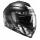 HJC IS-17 Shapy Black White Helmet