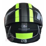 KYT TT-Course Electro Matt Black/Yellow Helmet