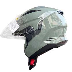 Zeus 613B Grey Glossy Helmet