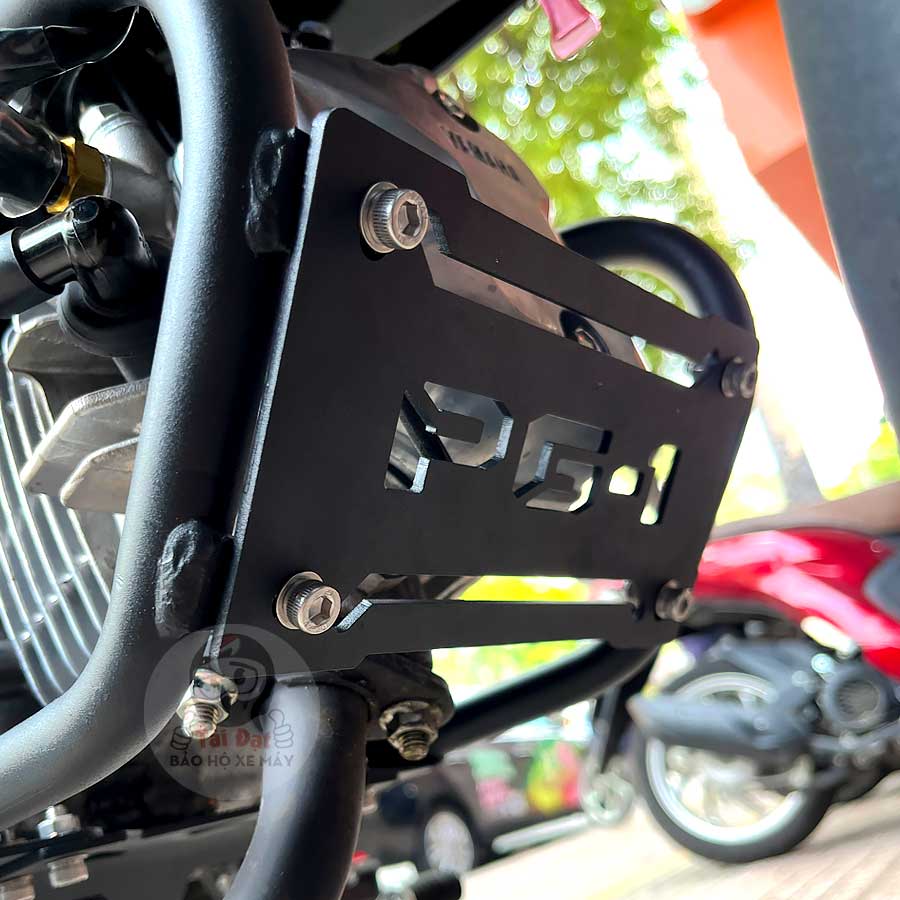 Bảo vệ máy xe Yamaha PG1 - Khung bảo vệ gắn dưới máy xe Yamaha PG1