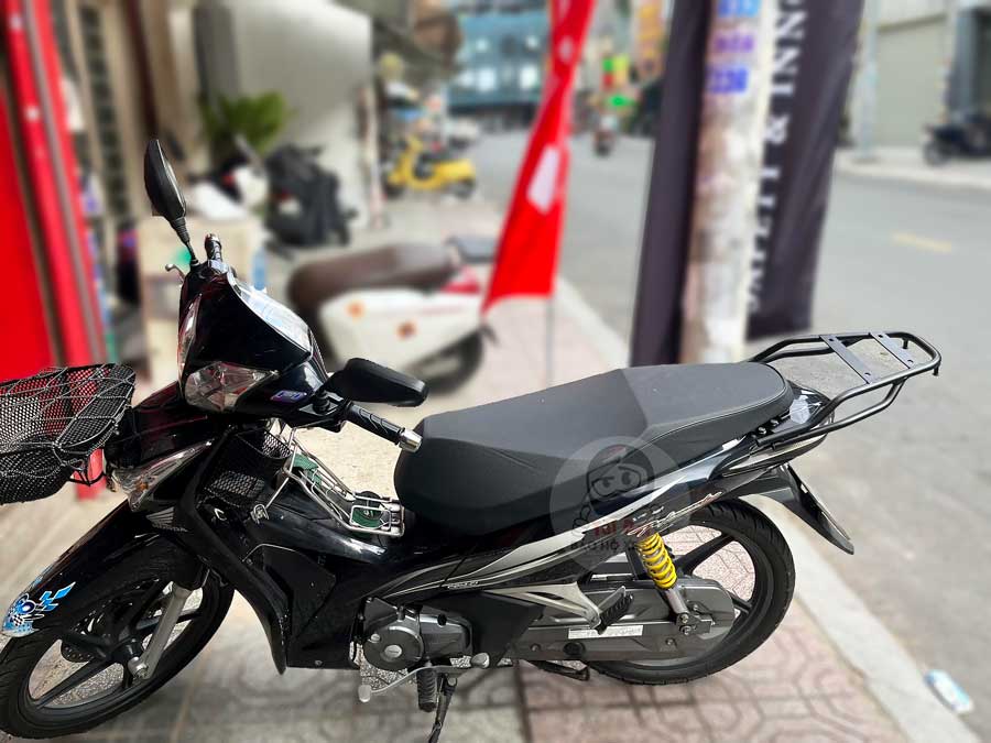 Baga R92 xe Honda Future 125Fi, Future Led - Lắp khung sắt baga sau xe đi phượt