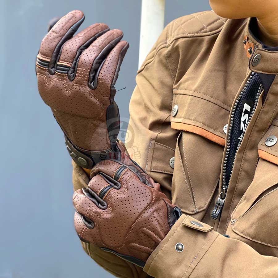 Găng tay da Ls2 Rust Man