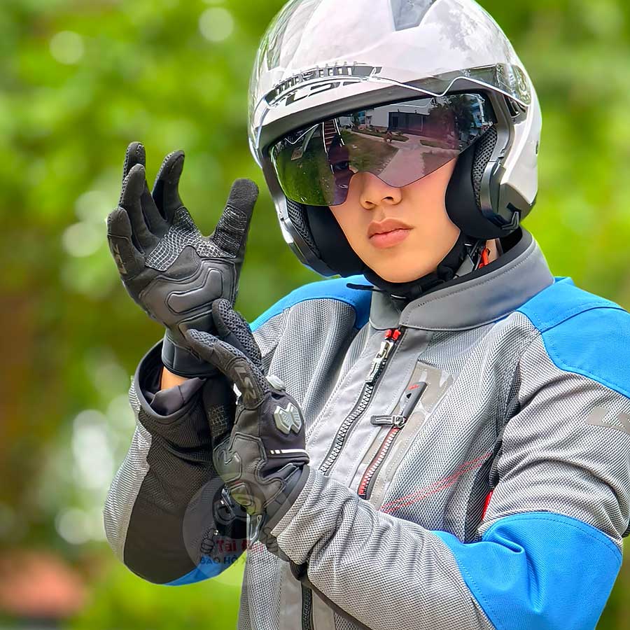 Găng tay LS2 Vega Man - Bao tay LS2 đi mô tô xe máy
