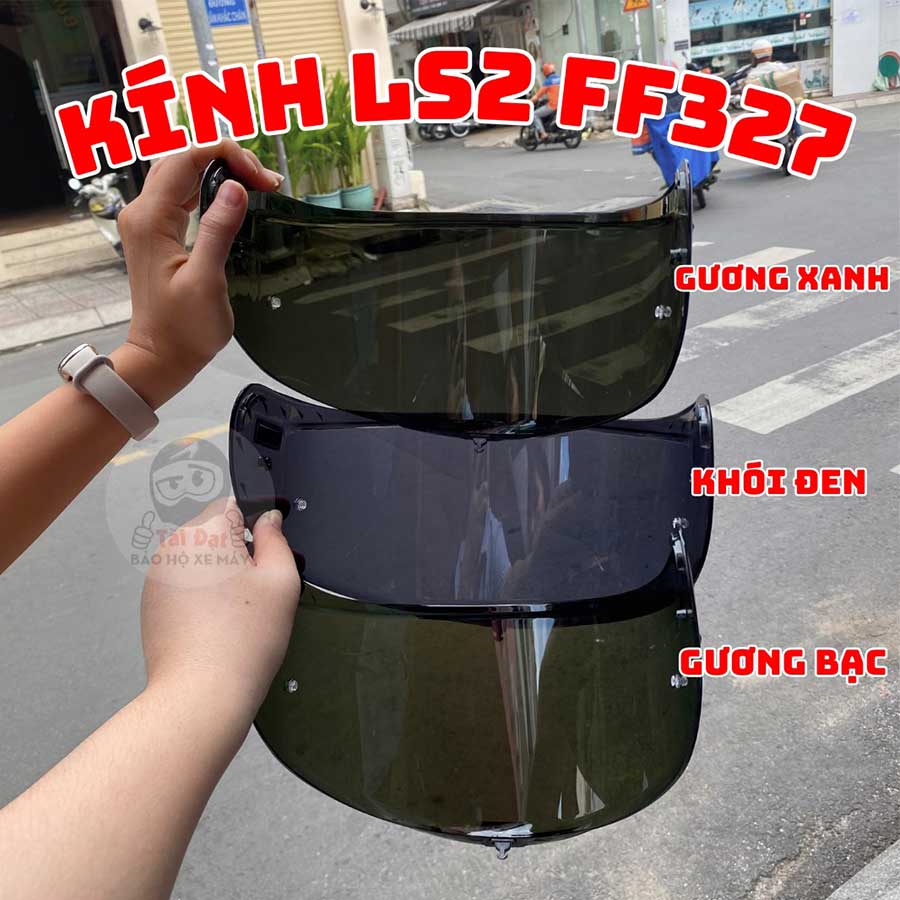 Kính màu, kính gương nón LS2 FF327 Challenger