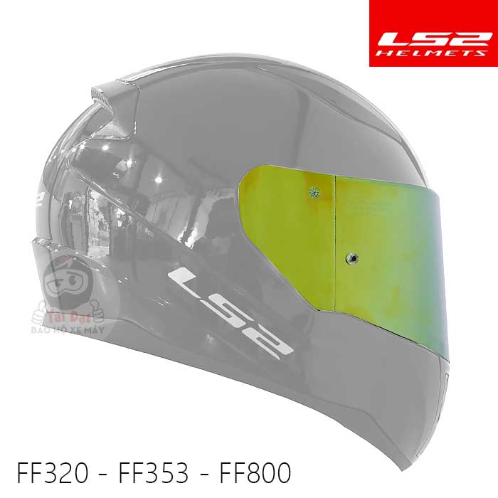 Kính 7 màu, gương mũ LS2 FF320, FF353, FF800