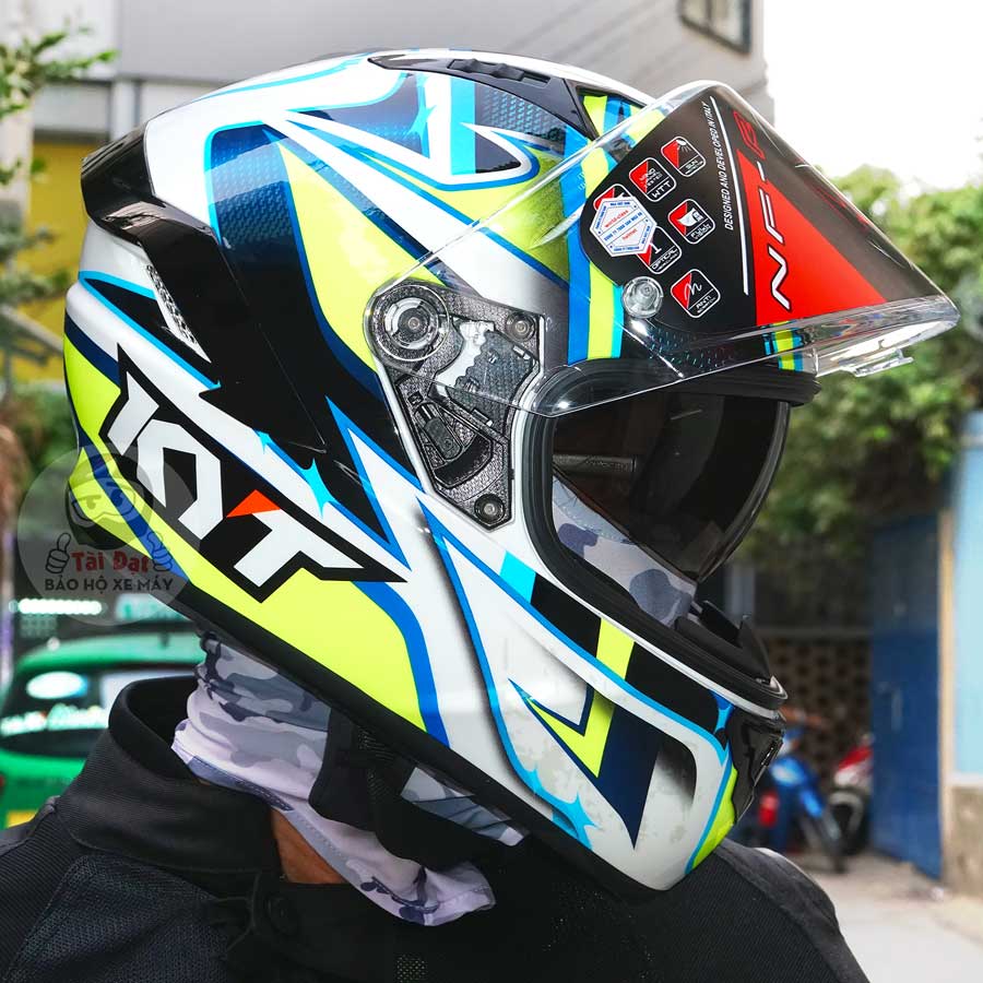 KYT NFR Locatelli 2017 Helmet | Fullface Dual Visor