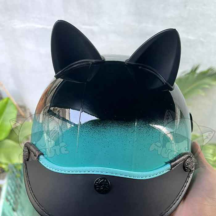 Tai mèo cute trang trí mũ bảo hiểm - Tai mèo gắn nón bảo hiểm cute