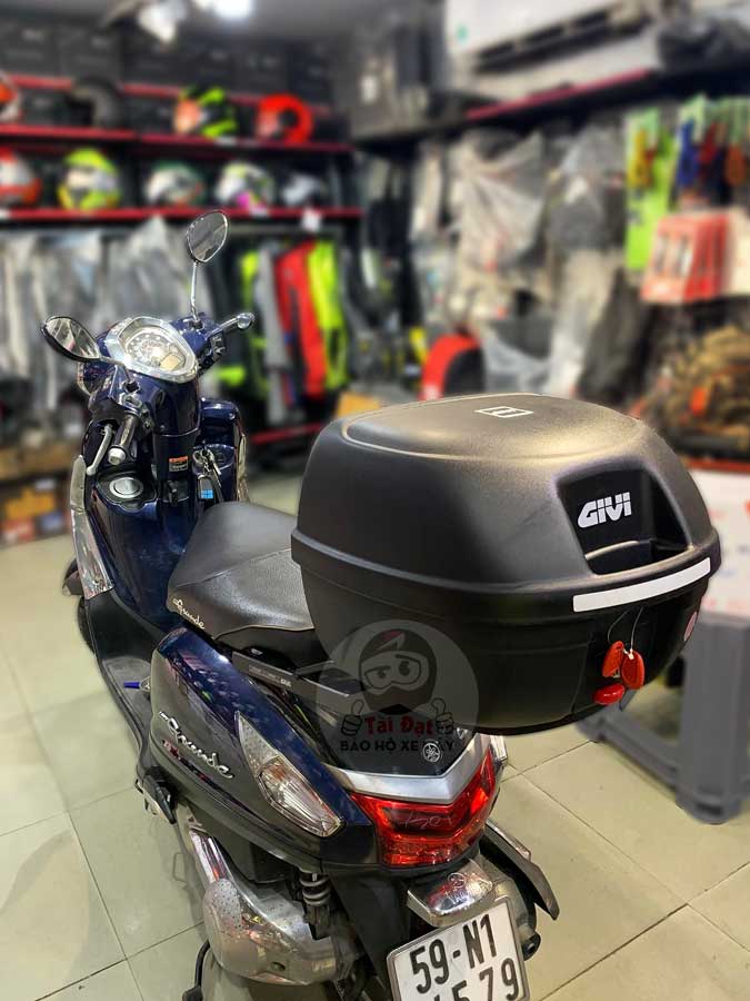 Baga Givi MV xe Yamaha Grande lắp cảng Givi MV-Grande